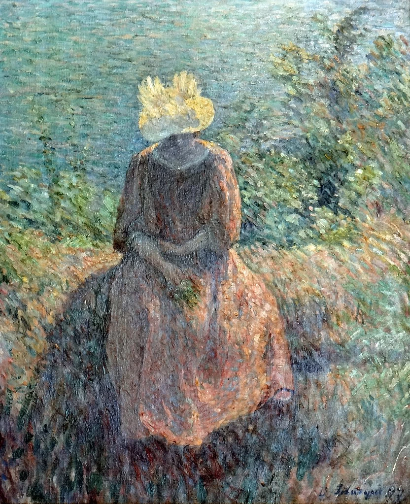 Donna seduta con cappello bianco, 1897 - Musée des Beaux, Arts, Agen